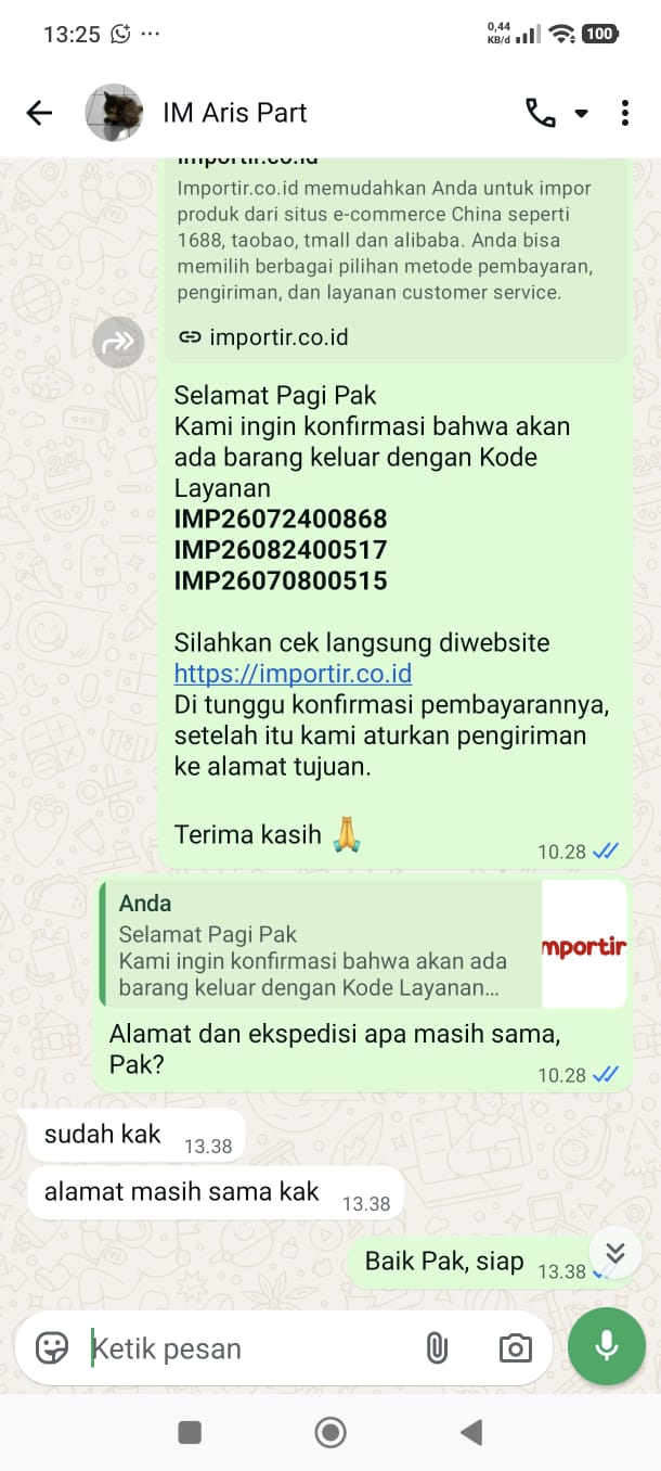 Testimoni WhatsApp A**s