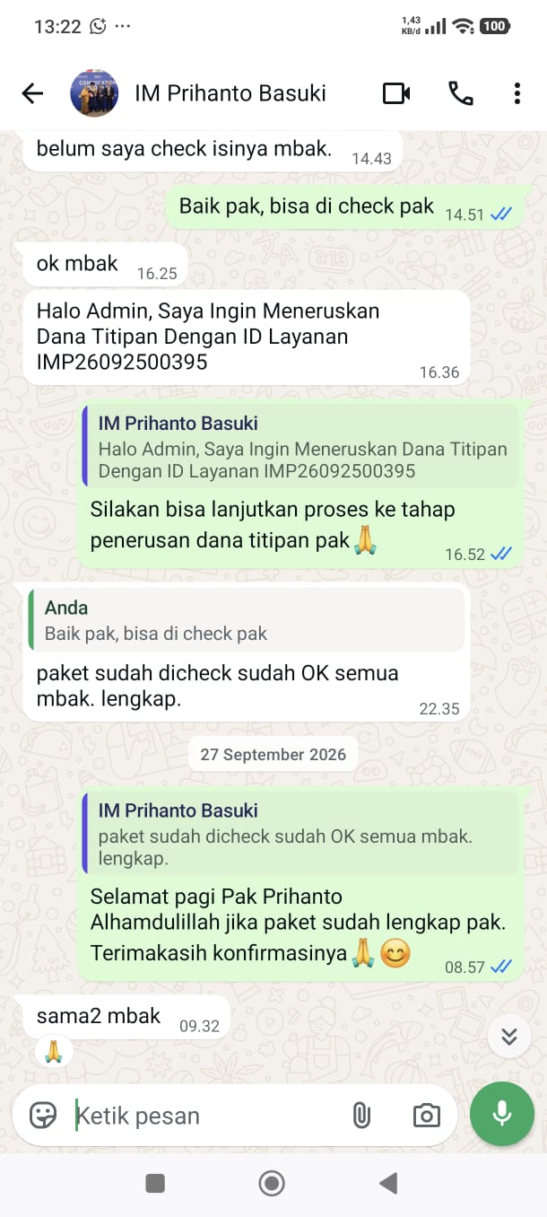 Testimoni WhatsApp Prih*******suki