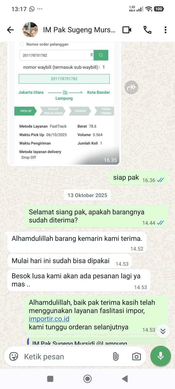 Testimoni WhatsApp Su**ng